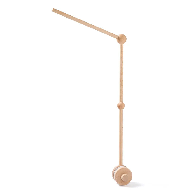 Baby Bed Bell Wood Mobile Toddler Rattles Toys Crib Bell Rattles Boho Style Kids Musical Toys 0-12 Months for Baby Newborn Gifts