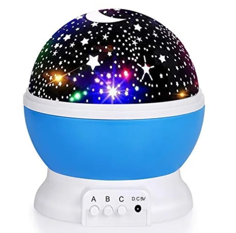 Starry Sky Galaxy Projector Night Light - Rotating Nursery Lamp