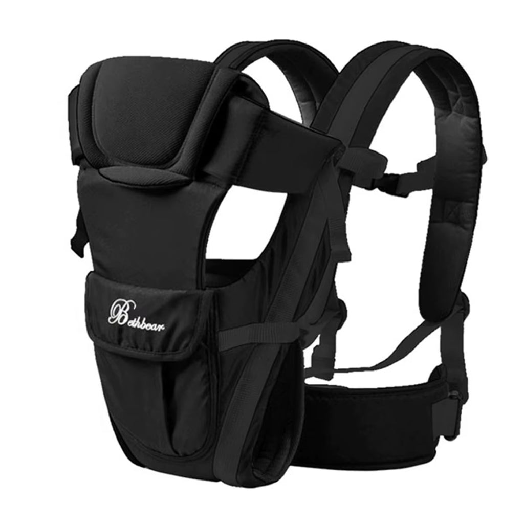 Baby Sling Carrier, 4-In-1 Ergonomic Baby Backpack Carrier, Easily Adjustable Baby Carrier Newborn to Toddler