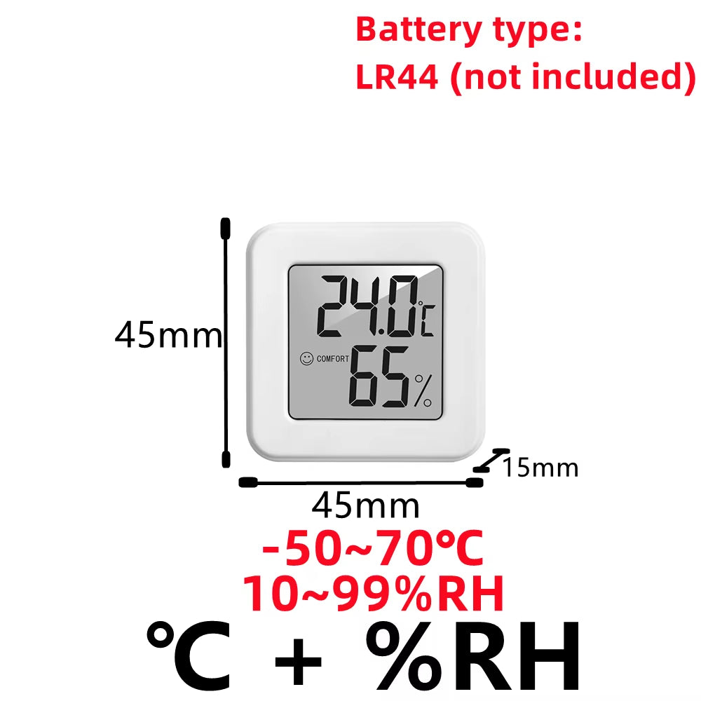 Mini LCD Digital Thermometer Hygrometer Indoor Room Temperature Humidity Meter Sensor Gauge Weather Station