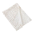 Cotton Swaddle Blanket Baby Blanket Floral Print Muslin Diaper Swaddle New Born Crinkle Fabric Stroller Cover