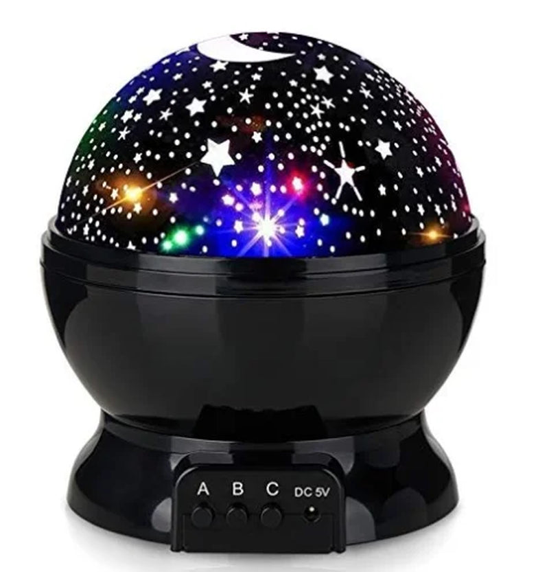 Starry Sky Galaxy Projector Night Light - Rotating Nursery Lamp