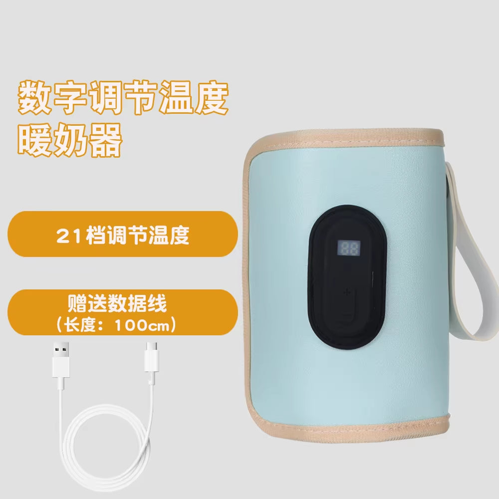 Portable USB Baby Bottle Warmer - Travel & Car Milk Heater