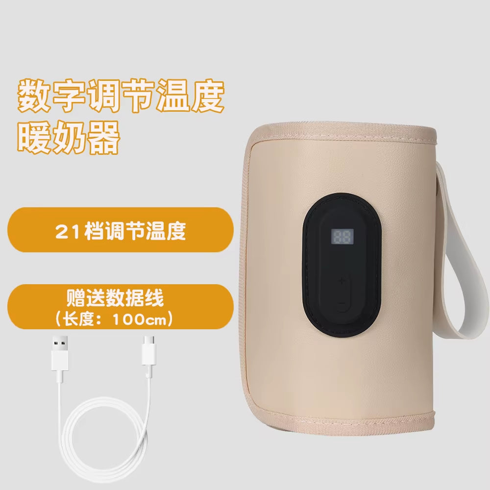 Portable USB Baby Bottle Warmer - Travel & Car Milk Heater