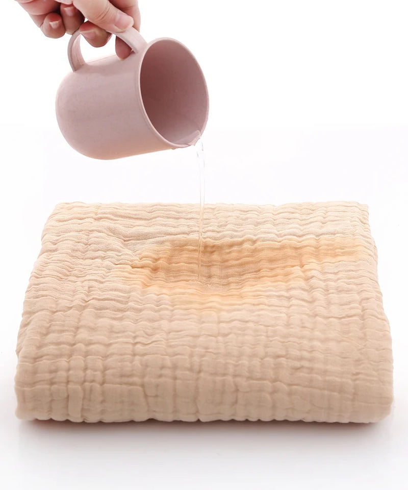 Baby Blanket Wool Baby Blankets Newborn Manta Bebe Inverno Baby Muslin Squares Baby Bath Swaddle Wrapples 6 Layer
