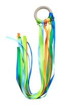 Montessori Ribbon Ring Hand Kite - Sensory Colour Recognition Toy