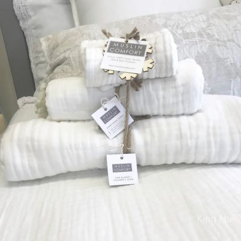 Baby Blanket Wool Baby Blankets Newborn Manta Bebe Inverno Baby Muslin Squares Baby Bath Swaddle Wrapples 6 Layer