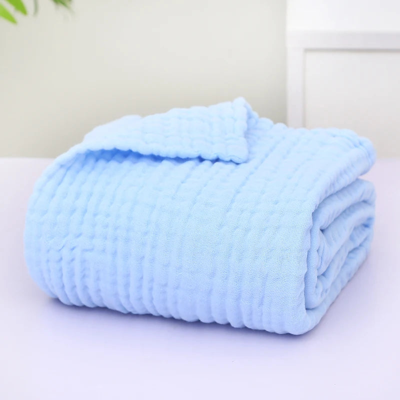 Baby Blanket Wool Baby Blankets Newborn Manta Bebe Inverno Baby Muslin Squares Baby Bath Swaddle Wrapples 6 Layer