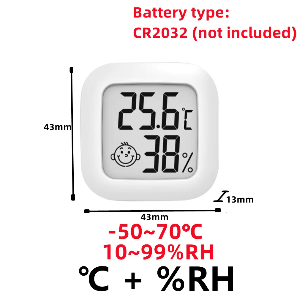 Mini LCD Digital Thermometer Hygrometer Indoor Room Temperature Humidity Meter Sensor Gauge Weather Station