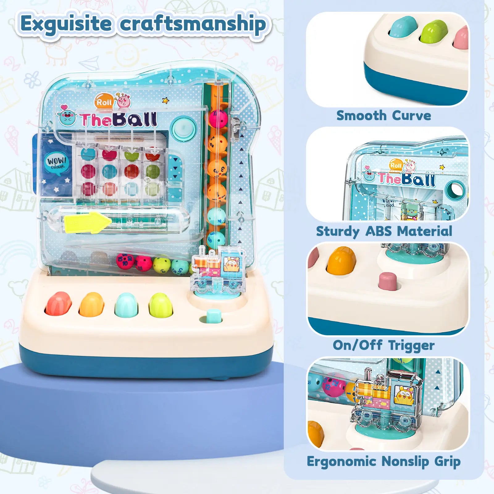 Deao Board Game Party Favors Family Game Educational Toys Rollerball Toys