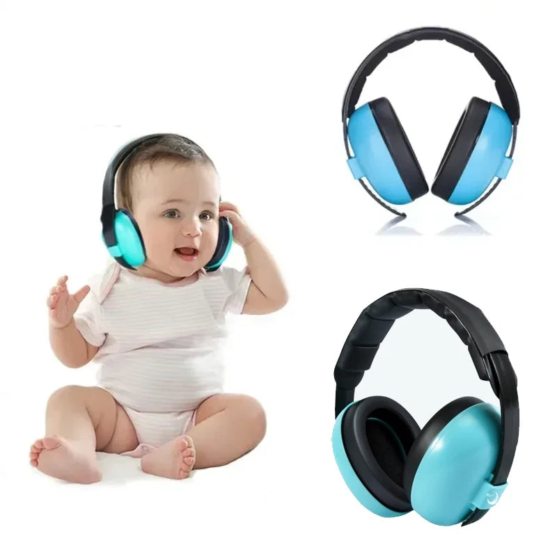 Ear Protection Anti-Noise Earmuffs Headphones for Sleep & Travel Ear Protection with Stretchable Design