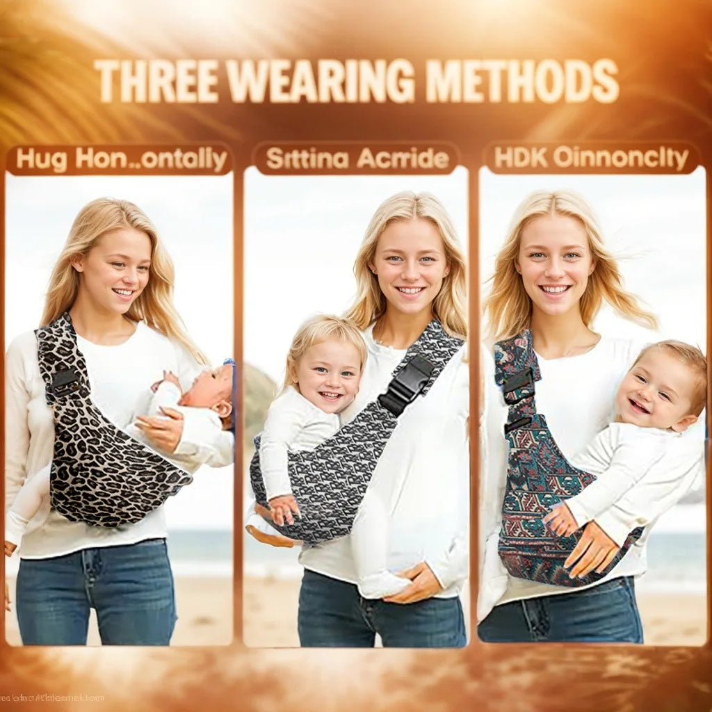 Baby Carrier Newborn Crossbody Wrap Baby Bag Accessories Toddler Hip-Seat Adjustable Portable Sling Bags for Travel Infant Wrap