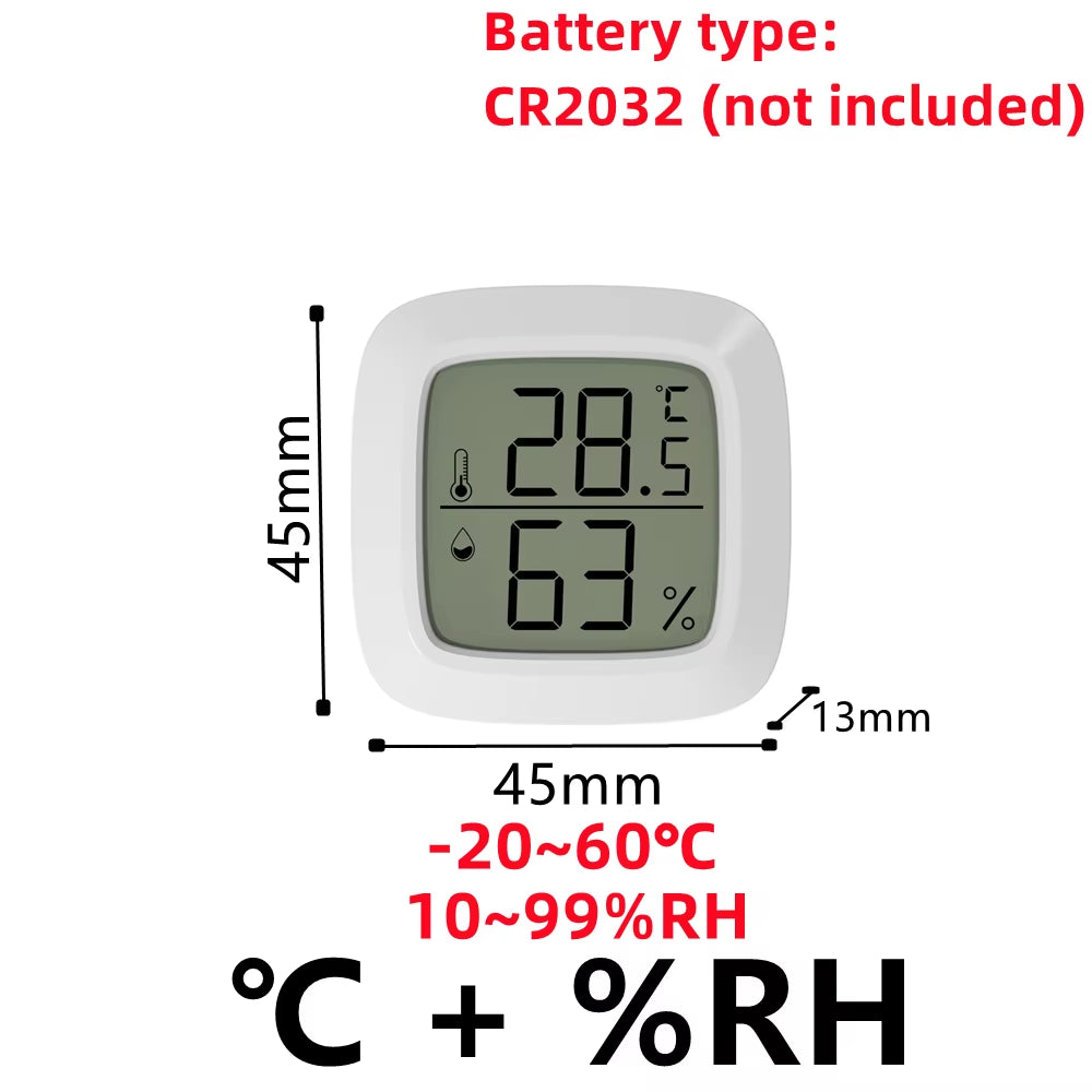 Mini LCD Digital Thermometer Hygrometer Indoor Room Temperature Humidity Meter Sensor Gauge Weather Station
