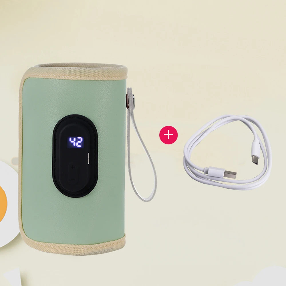 Portable USB Baby Bottle Warmer - Travel & Car Milk Heater