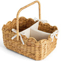 Premium Diaper Caddy Organizer for Infants, Spacious Portable Nursery Storage with Divider and Handles