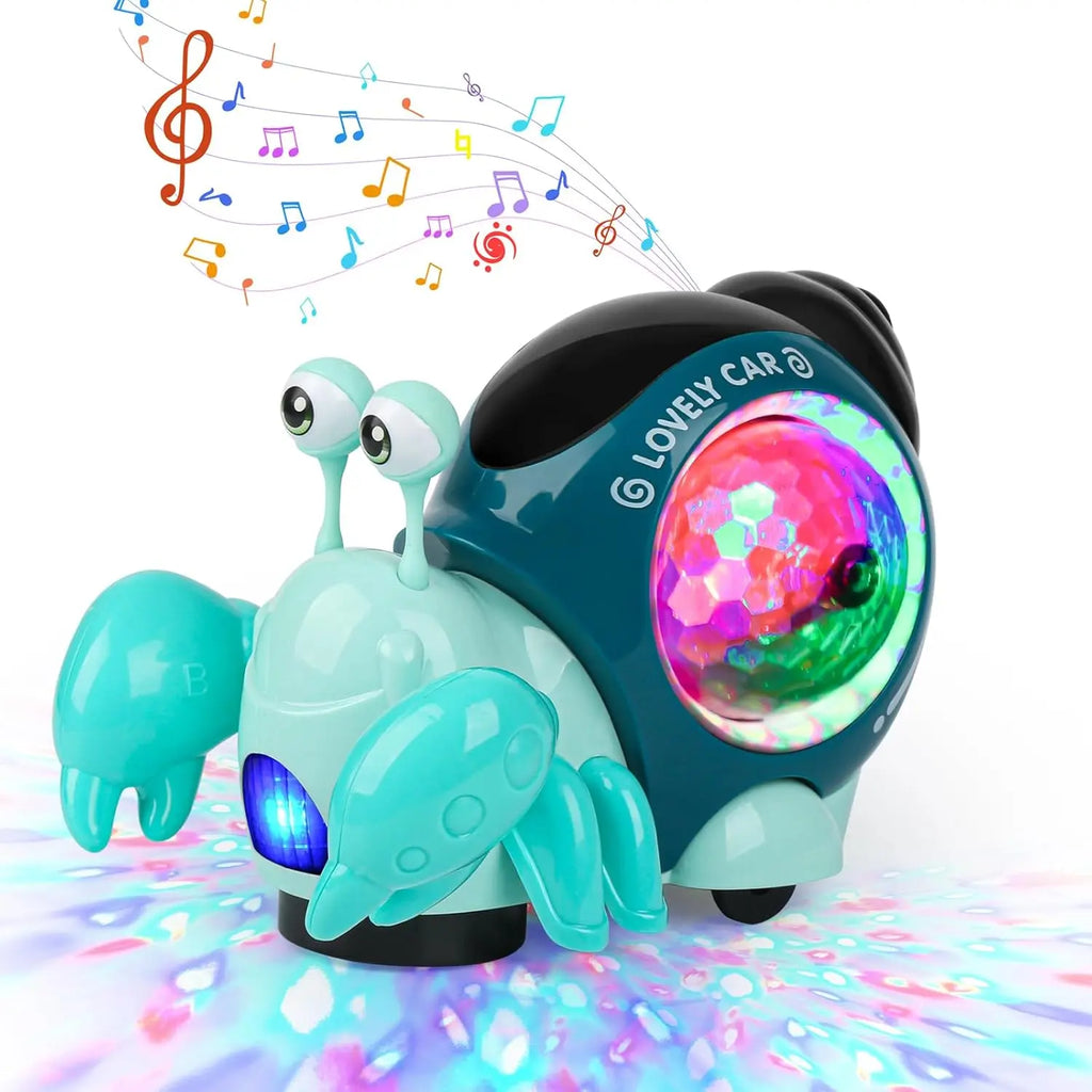 Crab Toy with Music and for Toddlers 3-5, Cute  Baby Boys Stuff