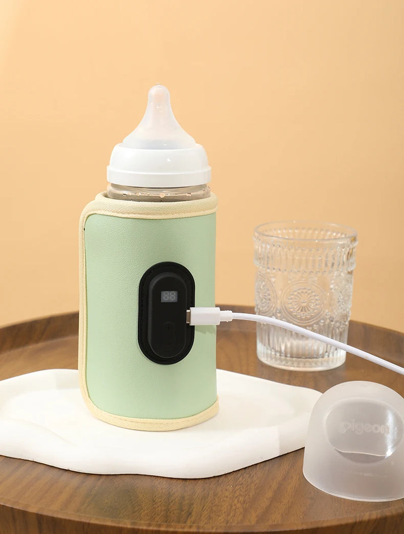 Portable USB Baby Bottle Warmer - Travel & Car Milk Heater