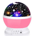 Starry Sky Galaxy Projector Night Light - Rotating Nursery Lamp
