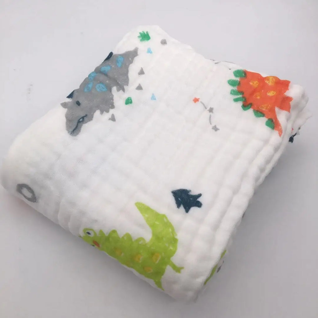 Baby Blanket Wool Baby Blankets Newborn Manta Bebe Inverno Baby Muslin Squares Baby Bath Swaddle Wrapples 6 Layer