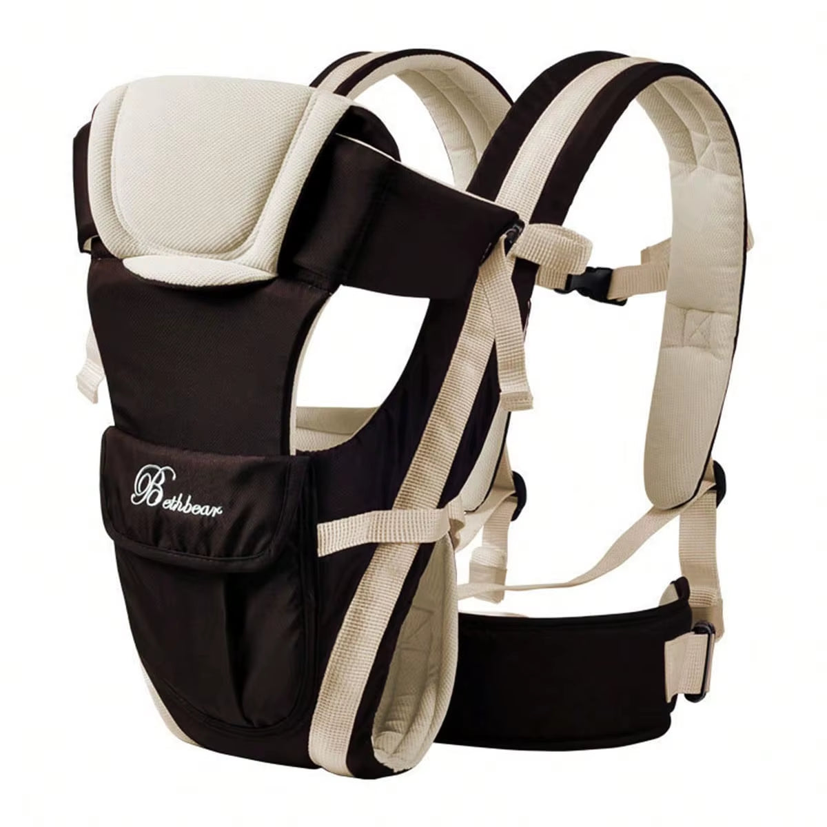 Baby Sling Carrier, 4-In-1 Ergonomic Baby Backpack Carrier, Easily Adjustable Baby Carrier Newborn to Toddler