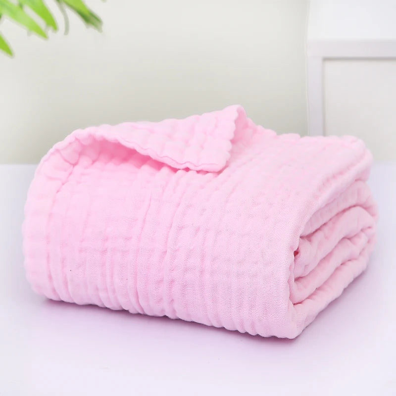 Baby Blanket Wool Baby Blankets Newborn Manta Bebe Inverno Baby Muslin Squares Baby Bath Swaddle Wrapples 6 Layer