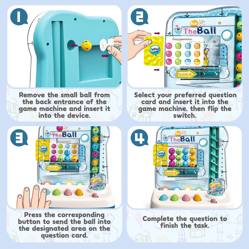 Deao Board Game Party Favors Family Game Educational Toys Rollerball Toys