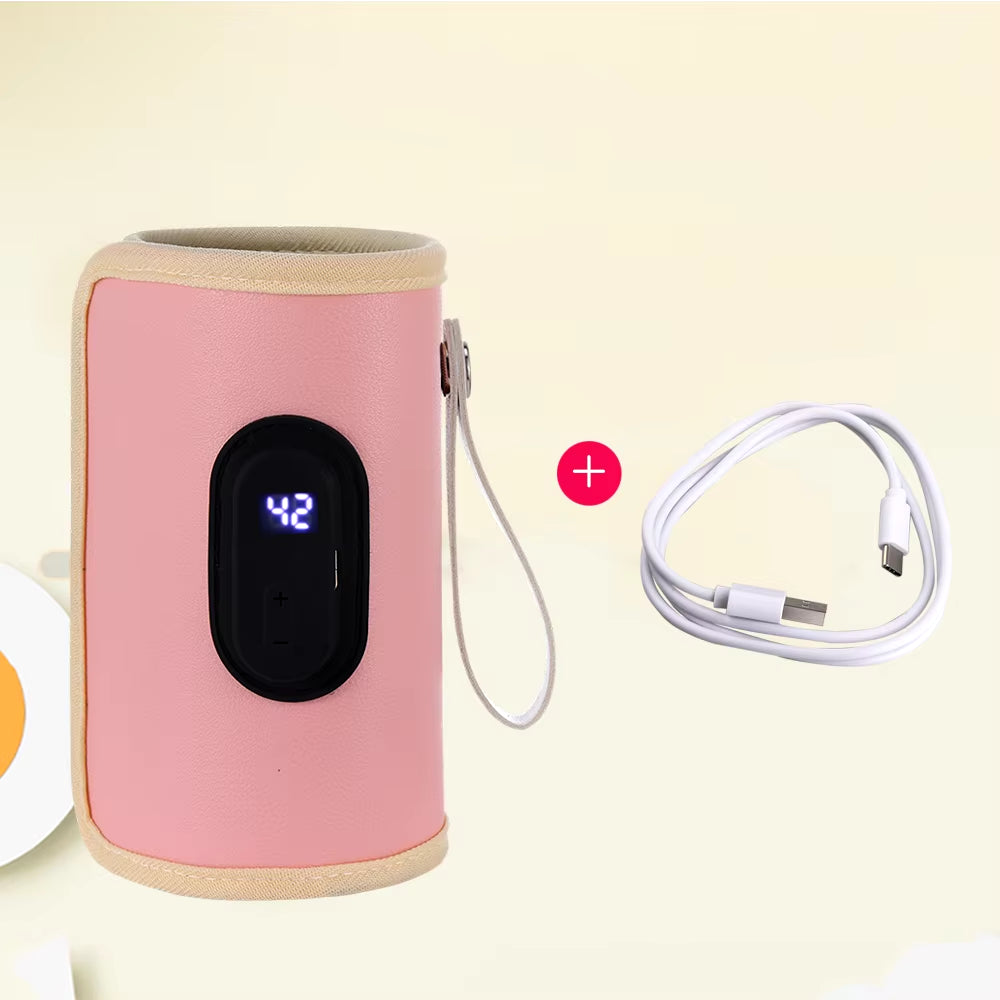 Portable USB Baby Bottle Warmer - Travel & Car Milk Heater