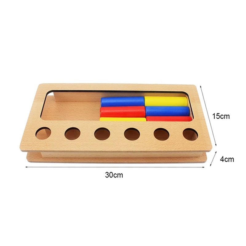 Toddler Wooden Sensorial Montessori Set Educational Toys Infant Toddlers Box Board Puzzles Teaching Wood Game and Toys Preschool