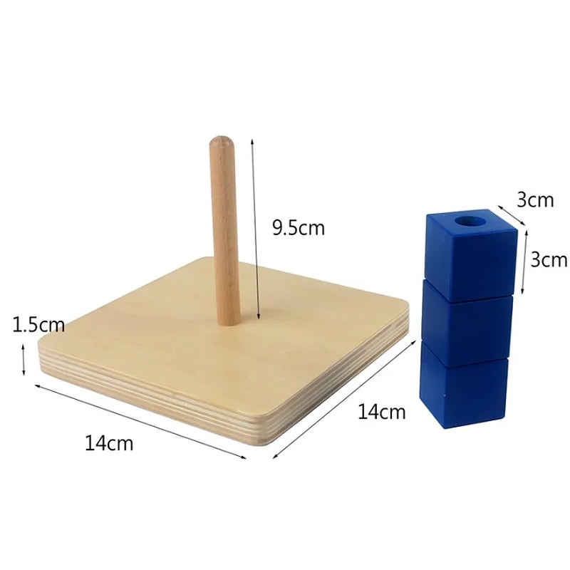 Toddler Wooden Sensorial Montessori Set Educational Toys Infant Toddlers Box Board Puzzles Teaching Wood Game and Toys Preschool
