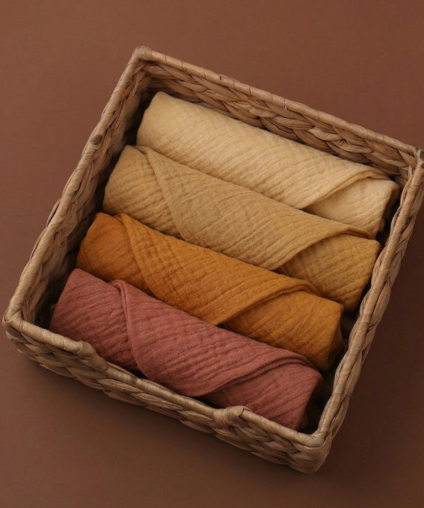 5 Soft Baby Muslin Swaddles