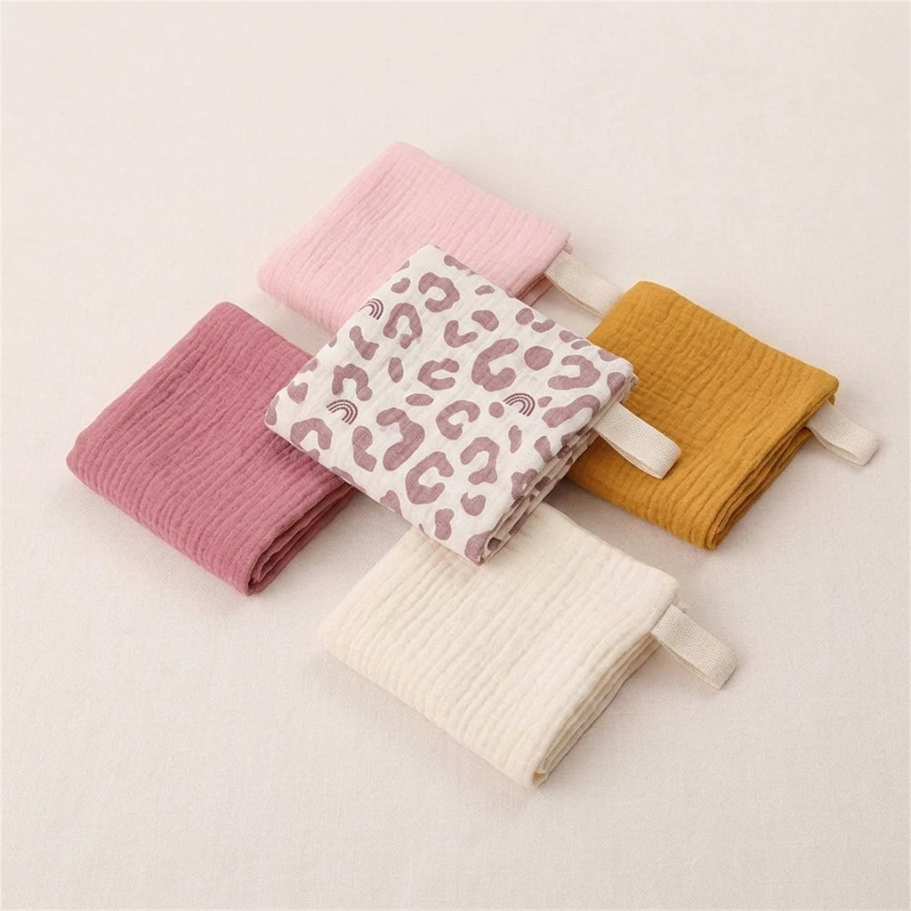 5 Soft Baby Muslin Swaddles