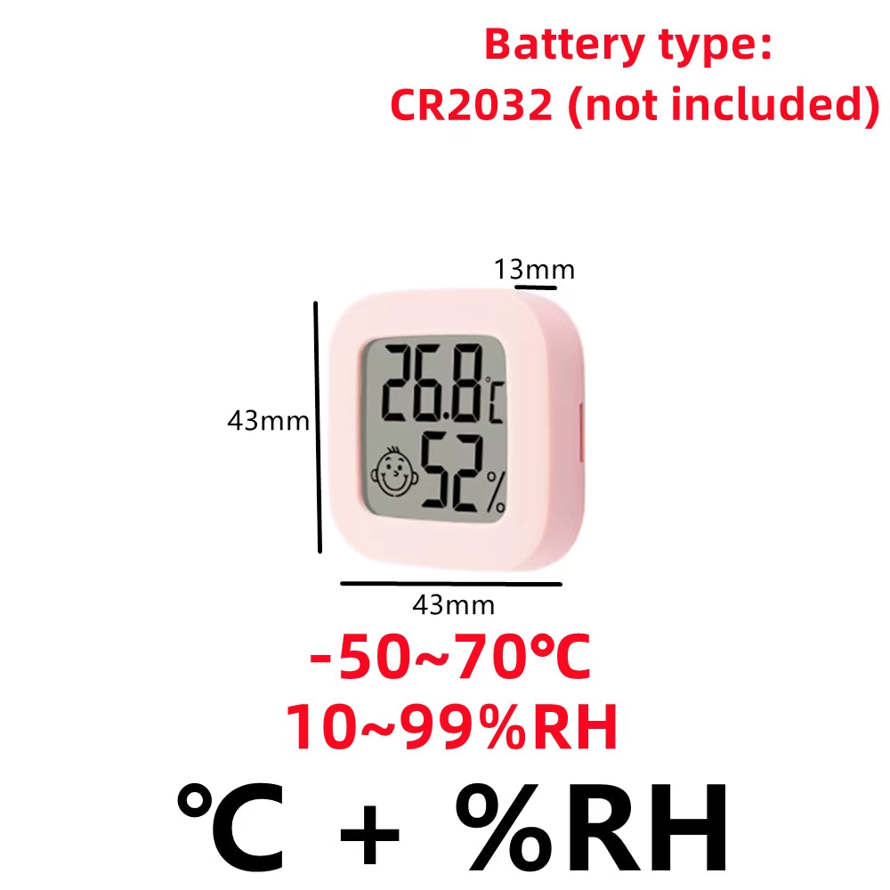 Mini LCD Digital Thermometer Hygrometer Indoor Room Temperature Humidity Meter Sensor Gauge Weather Station