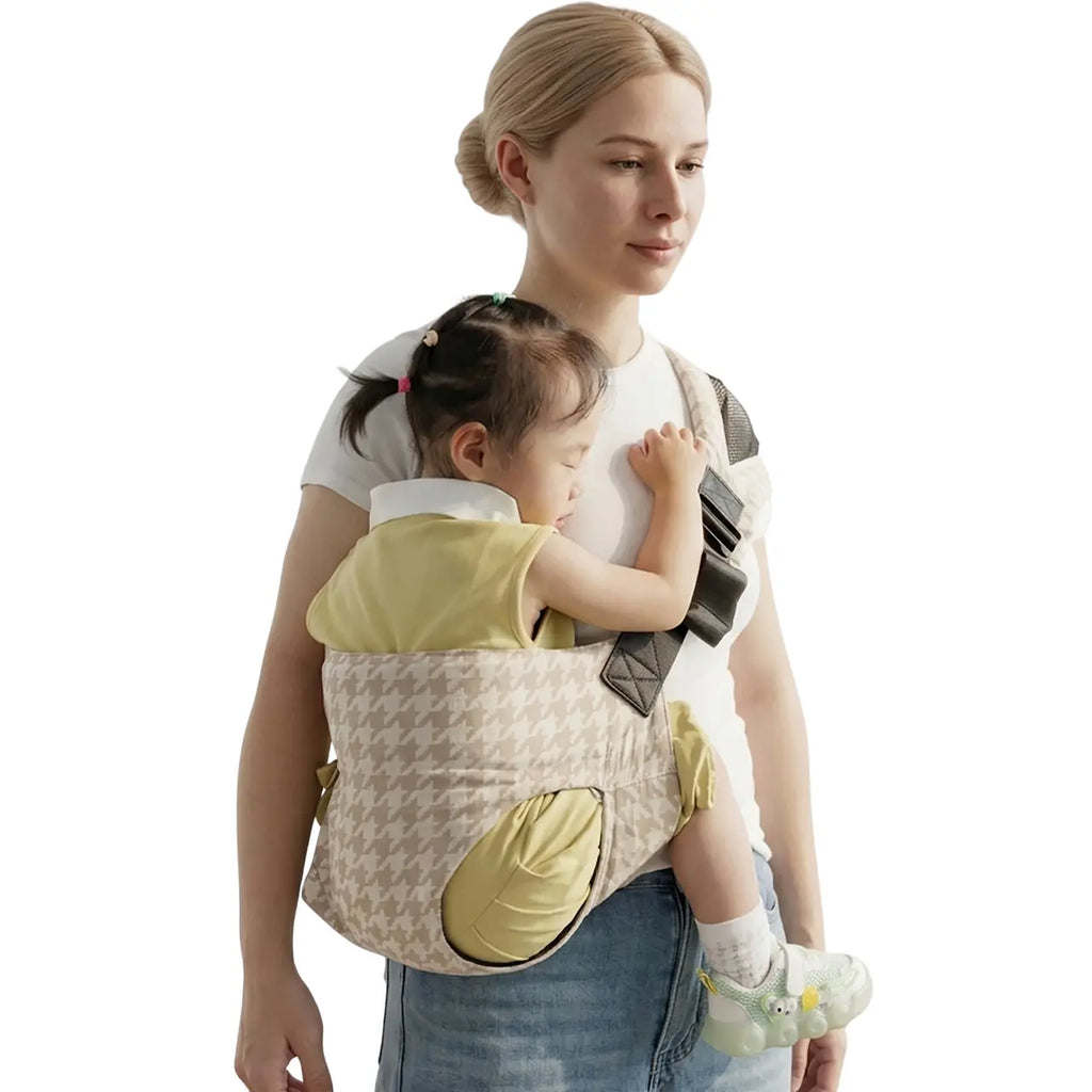 2026 LUJIFO Summer Cutout Baby Sling Carrier with Ventilated Cushion for Improved Stability and Support