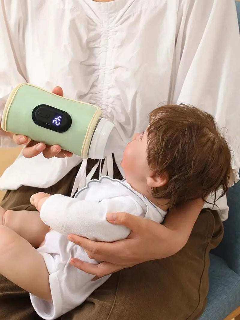 Portable USB Baby Bottle Warmer - Travel & Car Milk Heater