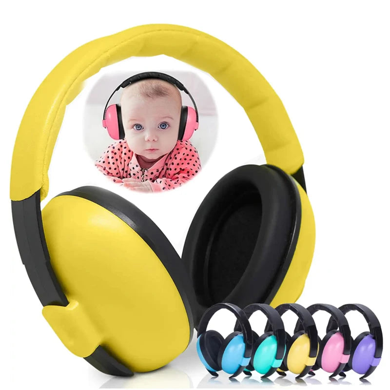 Ear Protection Anti-Noise Earmuffs Headphones for Sleep & Travel Ear Protection with Stretchable Design