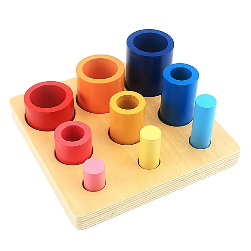 Toddler Wooden Sensorial Montessori Set Educational Toys Infant Toddlers Box Board Puzzles Teaching Wood Game and Toys Preschool