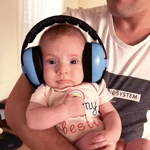 Ear Protection Anti-Noise Earmuffs Headphones for Sleep & Travel Ear Protection with Stretchable Design
