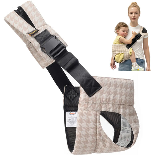 2026 LUJIFO Summer Cutout Baby Sling Carrier with Ventilated Cushion for Improved Stability and Support