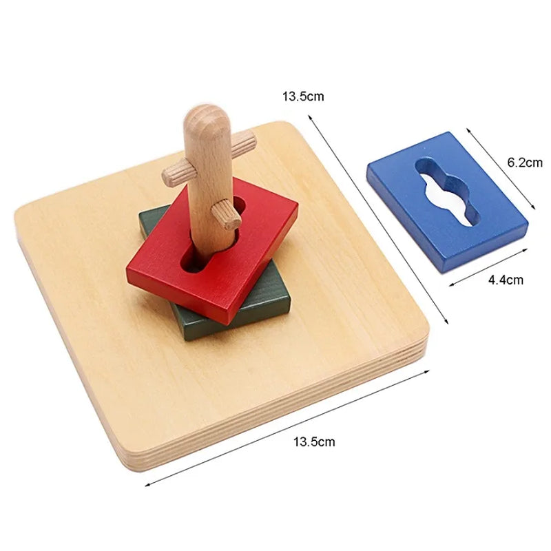 Toddler Wooden Sensorial Montessori Set Educational Toys Infant Toddlers Box Board Puzzles Teaching Wood Game and Toys Preschool