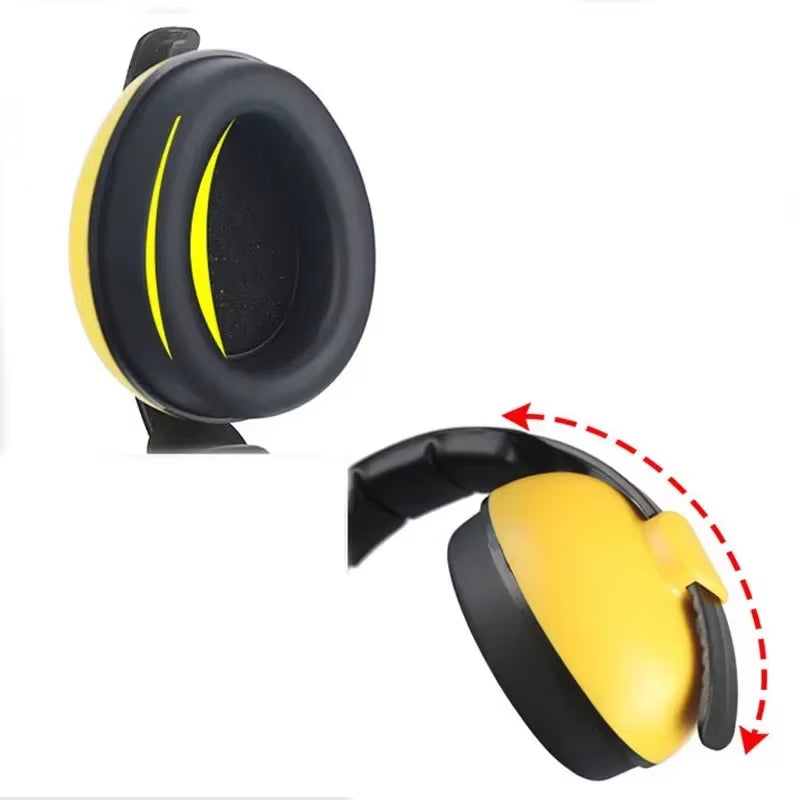 Ear Protection Anti-Noise Earmuffs Headphones for Sleep & Travel Ear Protection with Stretchable Design